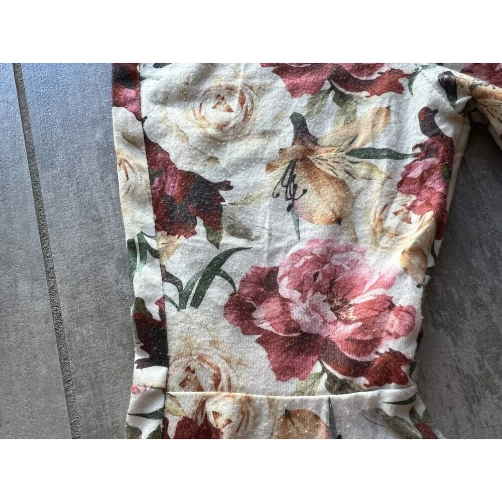 Los Angeles Boutique Flare Bell Bottom Floral Pants & Headband Outfit Set 3T